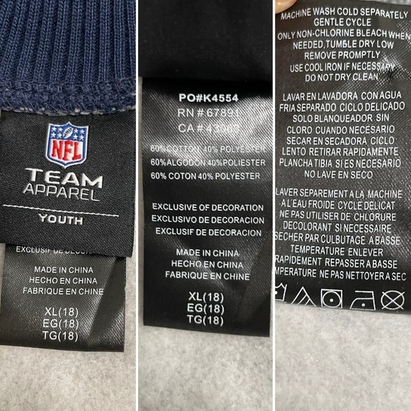 Youth New England Patriots NFL Bomber Jacket Size XLarge - Picture 6 of 6